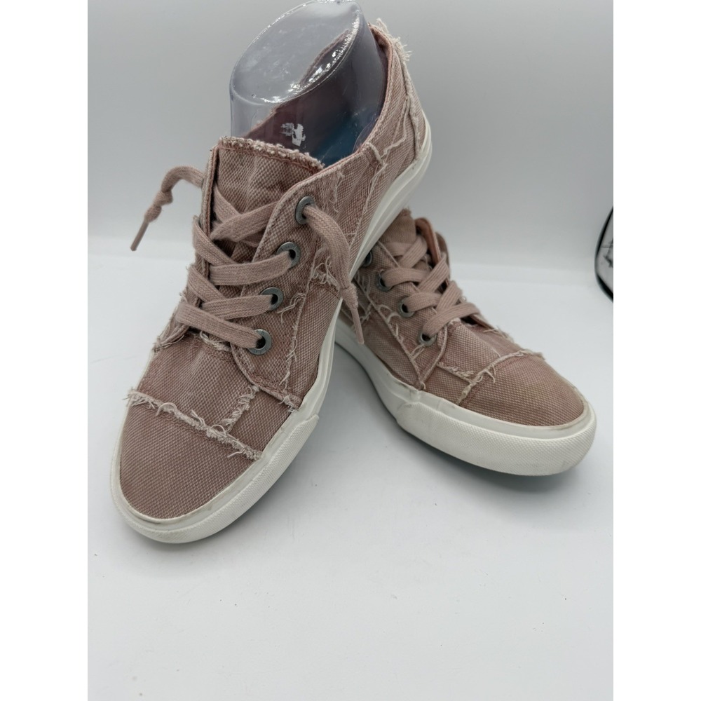 Blowfish Malibu Maxine Women's Dusty Pink Canvas Sneakers Size 9.5